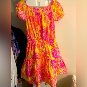BRAND NEW WITH TAGS LILLY PULITZER DRESS. Has shorts connected underneath.
